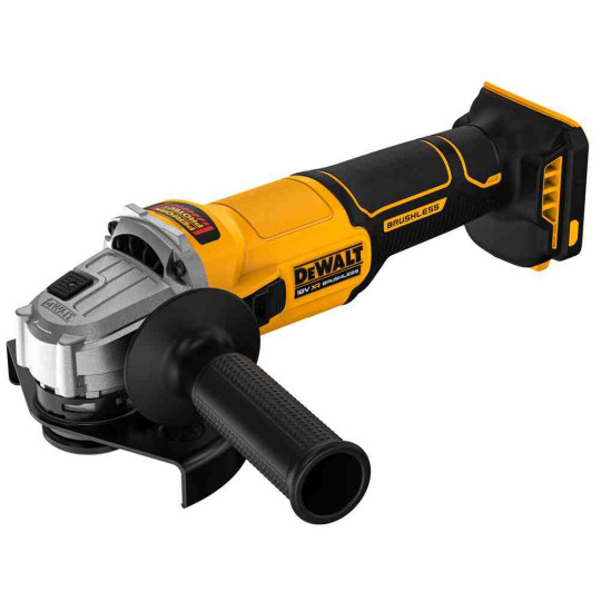 Купити Шлифмашина угловая - болгарка аккумуляторная бесщеточная DeWALT DCG407N. Официальный магазин Toolmaster Украина. Фирменный инструмент и оборудование, официальная гарантия
