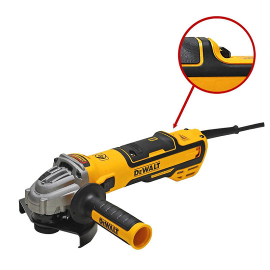 Купити Шліфмашина кутова - болгарка мережева безщіткова DeWALT DWE4357. Офіційний магазин Toolmaster Україна. Фірмовий інструмент та обладнання, офіційна гарантія