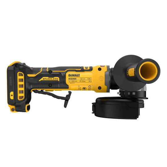 Купити Шлифмашина угловая - болгарка аккумуляторная бесщеточная DeWALT DCG404N. Официальный магазин Toolmaster Украина. Фирменный инструмент и оборудование, официальная гарантия