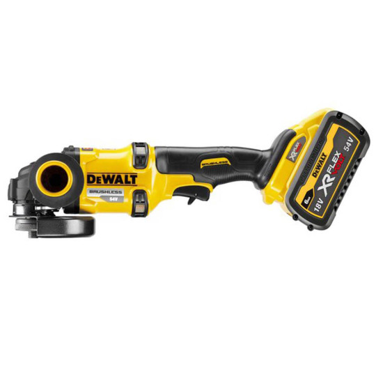 Купити Шліфмашина кутова - болгарка акумуляторна безщіткова DeWALT DCG418T2. Офіційний магазин Toolmaster Україна. Фірмовий інструмент та обладнання, офіційна гарантія