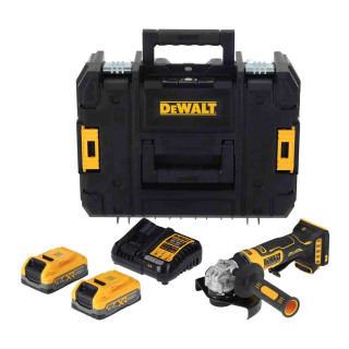 Купити Шліфмашина кутова - болгарка акумуляторна безщіткова DeWALT DCG404S2T. Офіційний магазин Toolmaster Україна. Фірмовий інструмент та обладнання, офіційна гарантія