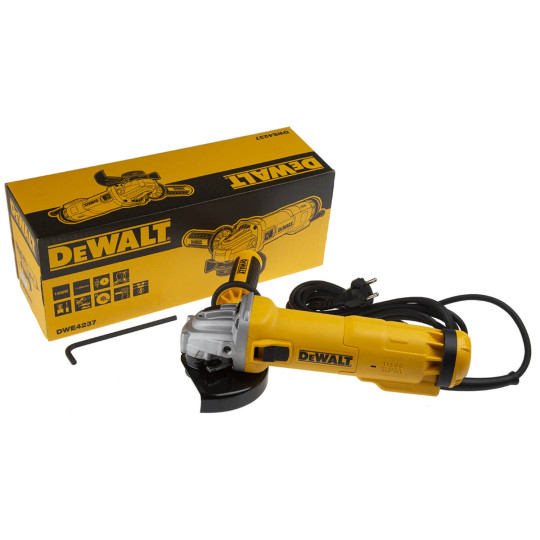 Купити Шліфмашина кутова - болгарка мережева DeWALT DWE4237. Офіційний магазин Toolmaster Україна. Фірмовий інструмент та обладнання, офіційна гарантія