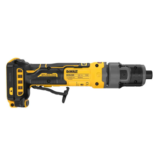 Купити Прямошлифовальна машина акумуляторна безщіткова DeWALT DCG420N. Офіційний магазин Toolmaster Україна. Фірмовий інструмент та обладнання, офіційна гарантія