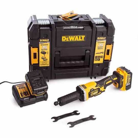 Купити Прямошлифовальна машина акумуляторна безщіткова DeWALT DCG426P2. Офіційний магазин Toolmaster Україна. Фірмовий інструмент та обладнання, офіційна гарантія