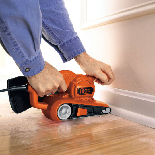 Купити Шліфмашина стрічкова мережева BLACK+DECKER KA86. Офіційний магазин Toolmaster Україна. Фірмовий інструмент та обладнання, офіційна гарантія