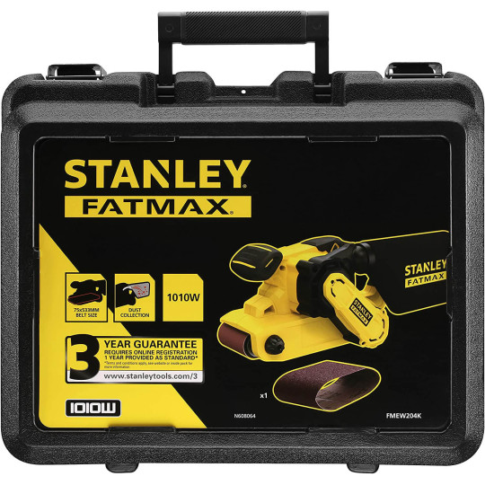 Купити Шліфмашина стрічкова мережева STANLEY FATMAX FMEW204K. Офіційний магазин Toolmaster Україна. Фірмовий інструмент та обладнання, офіційна гарантія