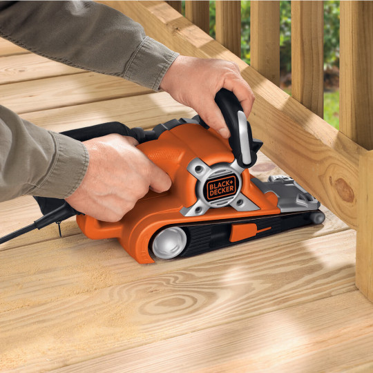 Купити Шліфмашина стрічкова мережева BLACK+DECKER KA88. Офіційний магазин Toolmaster Україна. Фірмовий інструмент та обладнання, офіційна гарантія