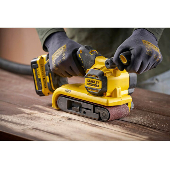 Купити Шліфмашина стрічкова акумуляторна STANLEY FATMAX SFMCW223B. Офіційний магазин Toolmaster Україна. Фірмовий інструмент та обладнання, офіційна гарантія