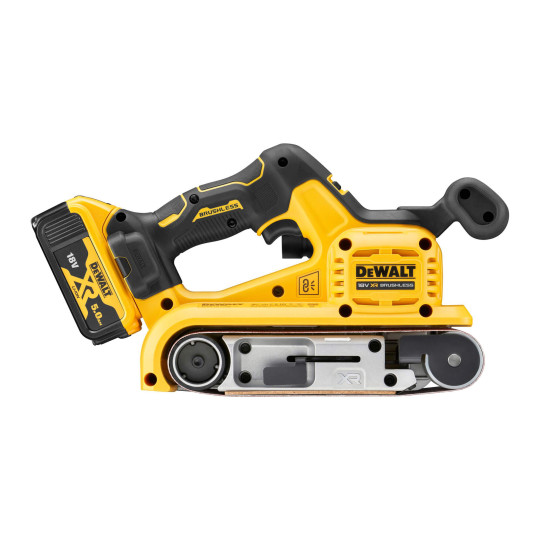 Купити Шліфмашина стрічкова акумуляторна безщіткова DeWALT DCW220P2. Офіційний магазин Toolmaster Україна. Фірмовий інструмент та обладнання, офіційна гарантія
