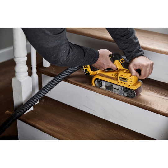 Купити Шліфмашина стрічкова акумуляторна безщіткова DeWALT DCW220P2. Офіційний магазин Toolmaster Україна. Фірмовий інструмент та обладнання, офіційна гарантія
