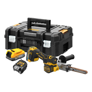 Купити Напилок стрічковий акумуляторний безщітковий DeWALT DCM200E2T. Офіційний магазин Toolmaster Україна. Фірмовий інструмент та обладнання, офіційна гарантія