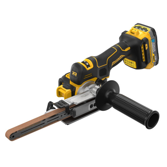 Купити Напилок стрічковий акумуляторний безщітковий DeWALT DCM200E2T. Офіційний магазин Toolmaster Україна. Фірмовий інструмент та обладнання, офіційна гарантія