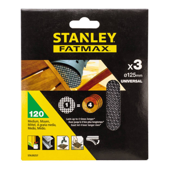 Купити Сітка шліфовальна STANLEY STA39257. Офіційний магазин Toolmaster Україна. Фірмовий інструмент та обладнання, офіційна гарантія