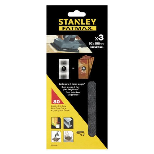Купити Сітка шліфовальна STANLEY STA39032. Офіційний магазин Toolmaster Україна. Фірмовий інструмент та обладнання, офіційна гарантія