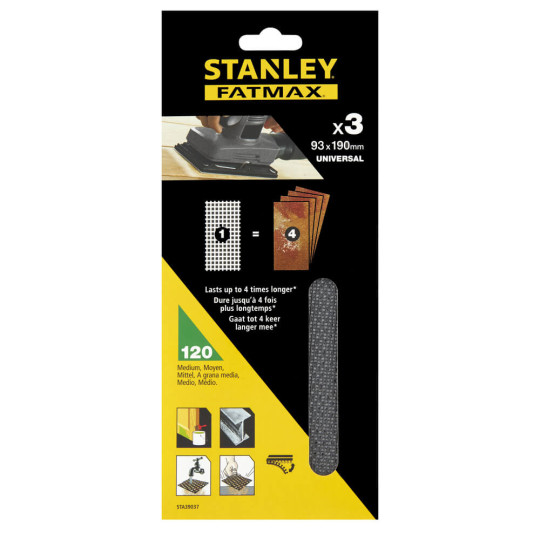 Купити Сітка шліфовальна STANLEY STA39037. Офіційний магазин Toolmaster Україна. Фірмовий інструмент та обладнання, офіційна гарантія