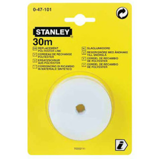 Купити Шнур розмічальний, запасний, завдовжки 30 м STANLEY 0-47-101. Офіційний магазин Toolmaster Україна. Фірмовий інструмент та обладнання, офіційна гарантія