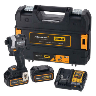 Купити Шурупокрут ударний McLaren F1 TEAM LIMITED EDITION DeWALT DCF85MP2T. Офіційний магазин Toolmaster Україна. Фірмовий інструмент та обладнання, офіційна гарантія