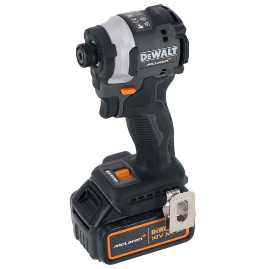 Купити Шурупокрут ударний McLaren F1 TEAM LIMITED EDITION DeWALT DCF85MP2T. Офіційний магазин Toolmaster Україна. Фірмовий інструмент та обладнання, офіційна гарантія