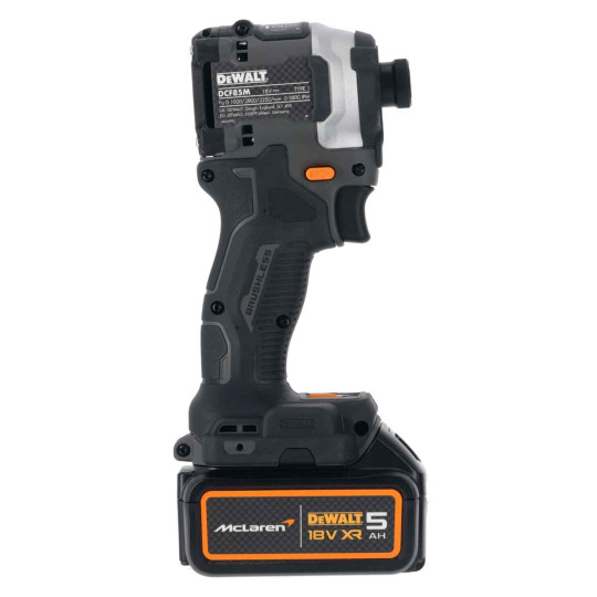Купити Шурупокрут ударний McLaren F1 TEAM LIMITED EDITION DeWALT DCF85MP2T. Офіційний магазин Toolmaster Україна. Фірмовий інструмент та обладнання, офіційна гарантія