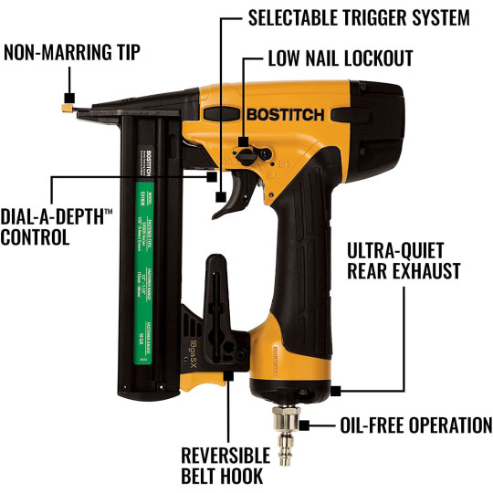 Купити Пістолет скобозабивний пневматичний BOSTITCH SX1838-E. Офіційний магазин Toolmaster Україна. Фірмовий інструмент та обладнання, офіційна гарантія