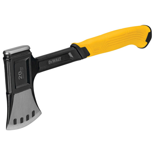 Купити Сокира туристична суцільнометалева вагою 990 грам з чохлом DeWALT DWHT51387-0. Офіційний магазин Toolmaster Україна. Фірмовий інструмент та обладнання, офіційна гарантія