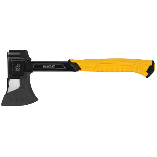 Купити Сокира туристична суцільнометалева вагою 990 грам з чохлом DeWALT DWHT51387-0. Офіційний магазин Toolmaster Україна. Фірмовий інструмент та обладнання, офіційна гарантія