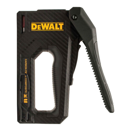 Купити Степлер CARBON FIBRE для скоб типа G 6-14 мм, гвоздей типа J 12, 15 мм DeWALT DWHT80276-0. Официальный магазин Toolmaster Украина. Фирменный инструмент и оборудование, официальная гарантия