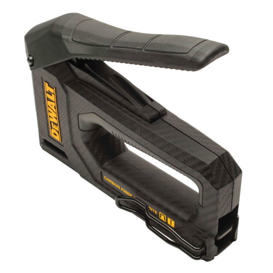 Купити Степлер CARBON FIBRE для скоб типа G 6-14 мм, гвоздей типа J 12, 15 мм DeWALT DWHT80276-0. Официальный магазин Toolmaster Украина. Фирменный инструмент и оборудование, официальная гарантия