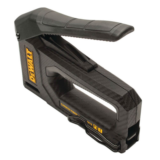 Купити Степлер CARBON FIBRE для скоб типа G 6-14 мм, гвоздей типа J 12, 15 мм DeWALT DWHT80276-0. Официальный магазин Toolmaster Украина. Фирменный инструмент и оборудование, официальная гарантия
