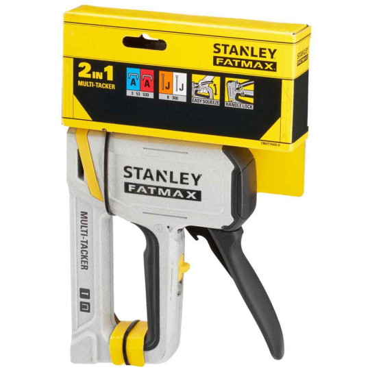 Купити Степлер Light Duty для скоб типу А і шпильок типу J STANLEY FMHT70443-0. Офіційний магазин Toolmaster Україна. Фірмовий інструмент та обладнання, офіційна гарантія