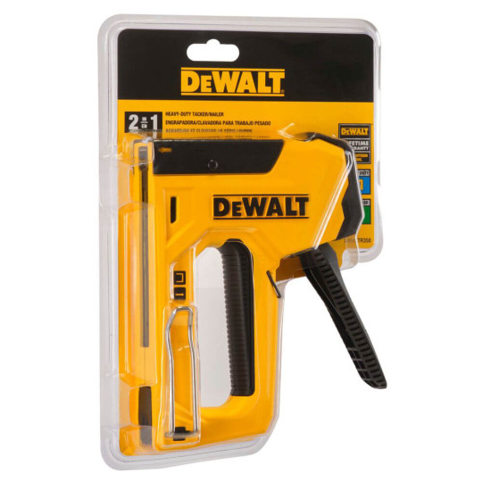 Купити Степлер Heavy Duty для скоб типу G 6-14мм, цвяхів типу J 12, 15мм DeWALT DWHTTR350-0. Офіційний магазин Toolmaster Україна. Фірмовий інструмент та обладнання, офіційна гарантія
