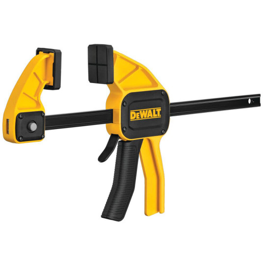 Купити Струбцина L триггерная с максимальным усилием сжатия 135 кг DeWALT DWHT0-83192. Официальный магазин Toolmaster Украина. Фирменный инструмент и оборудование, официальная гарантия