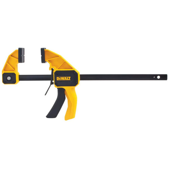 Купити Струбцина L триггерная с максимальным усилием сжатия 135 кг DeWALT DWHT0-83193. Официальный магазин Toolmaster Украина. Фирменный инструмент и оборудование, официальная гарантия