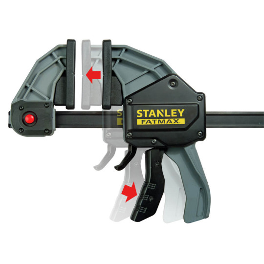 Купити Струбцина FatMax XL тригерна з максимальним зусиллям стиснення 270 кг STANLEY FMHT0-83238. Офіційний магазин Toolmaster Україна. Фірмовий інструмент та обладнання, офіційна гарантія
