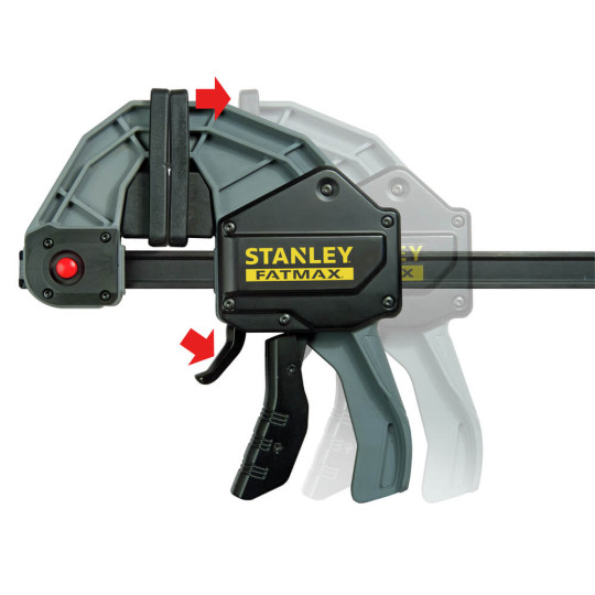 Купити Струбцина FatMax XL триггерная с максимальным усилием сжатия 270 кг STANLEY FMHT0-83239. Официальный магазин Toolmaster Украина. Фирменный инструмент и оборудование, официальная гарантия