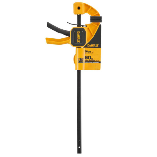 Купити Струбцина М триггерна з максимальним зусиллям стиснення 63 кг DeWALT DWHT0-83140. Офіційний магазин Toolmaster Україна. Фірмовий інструмент та обладнання, офіційна гарантія