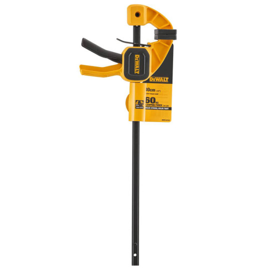 Купити Струбцина М триггерна з максимальним зусиллям стиснення 63 кг DeWALT DWHT0-83140. Офіційний магазин Toolmaster Україна. Фірмовий інструмент та обладнання, офіційна гарантія