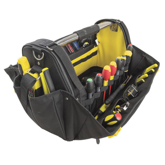 Купити Сумка для инструмента FatMax Quick Access, открытая STANLEY FMST1-80146. Официальный магазин Toolmaster Украина. Фирменный инструмент и оборудование, официальная гарантия