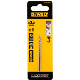 Купити Свердло по металу Black & Gold DeWALT DT20515. Офіційний магазин Toolmaster Україна. Фірмовий інструмент та обладнання, офіційна гарантія