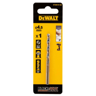 Купити Свердло по металу Black & Gold DeWALT DT20519. Офіційний магазин Toolmaster Україна. Фірмовий інструмент та обладнання, офіційна гарантія
