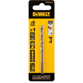 Купити Свердло по металу EXTREME Black & Gold DeWALT DT20520. Офіційний магазин Toolmaster Україна. Фірмовий інструмент та обладнання, офіційна гарантія
