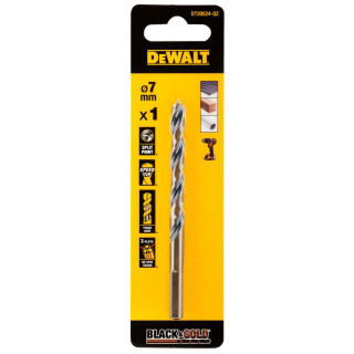 Купити Свердло по металу Black & Gold DeWALT DT20524. Офіційний магазин Toolmaster Україна. Фірмовий інструмент та обладнання, офіційна гарантія