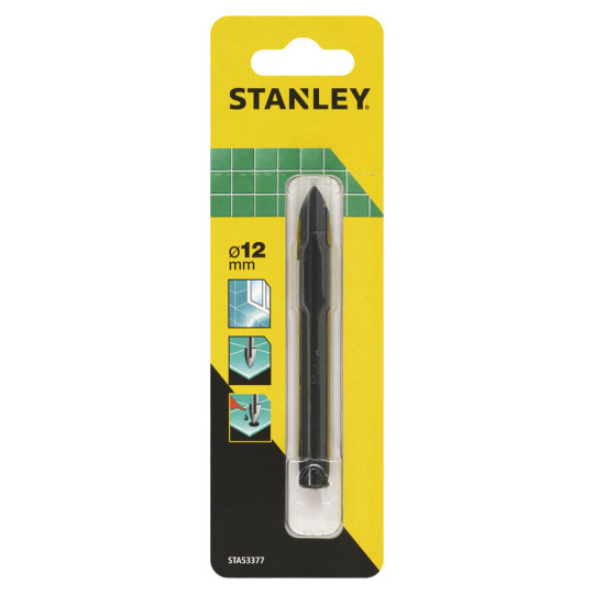 Купити Свердло по плитці, склу STANLEY STA53377. Офіційний магазин Toolmaster Україна. Фірмовий інструмент та обладнання, офіційна гарантія