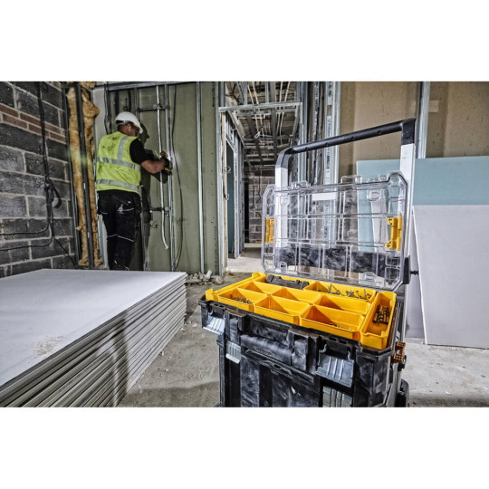 Купити Органайзер TSTAK з прозорою кришкою DeWALT DWST82968-1. Офіційний магазин Toolmaster Україна. Фірмовий інструмент та обладнання, офіційна гарантія