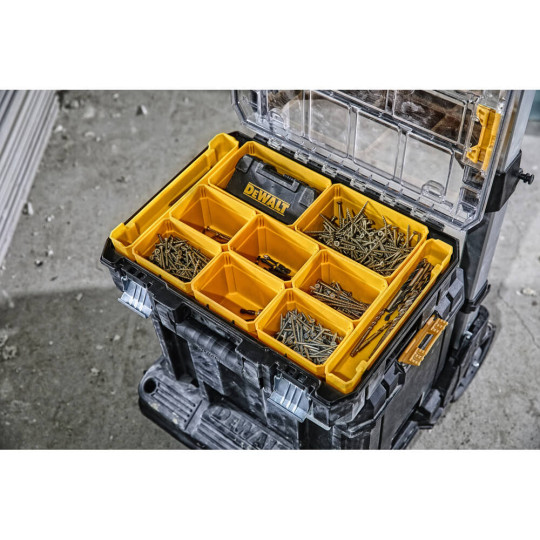 Купити Органайзер TSTAK з прозорою кришкою DeWALT DWST82968-1. Офіційний магазин Toolmaster Україна. Фірмовий інструмент та обладнання, офіційна гарантія