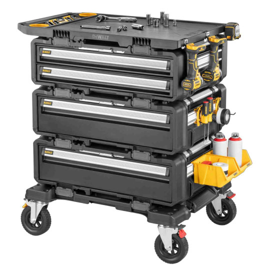 Купити Робоча станція 5 в 1 (комплект ящиків на візку) TOUGHSYSTEM 2.0 DXL DeWALT DWST60510-1. Офіційний магазин Toolmaster Україна. Фірмовий інструмент та обладнання, офіційна гарантія