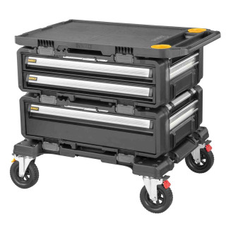 Купити Робоча станція 4 в 1 (комплект ящиків на візку) TOUGHSYSTEM 2.0 DXL DeWALT DWST60520-1. Офіційний магазин Toolmaster Україна. Фірмовий інструмент та обладнання, офіційна гарантія