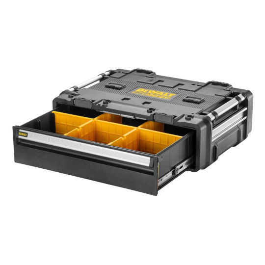 Купити Універсальний ящик TOUGHSYSTEM 2.0 DXL із шухлядою DeWALT DWST08510-1. Офіційний магазин Toolmaster Україна. Фірмовий інструмент та обладнання, офіційна гарантія
