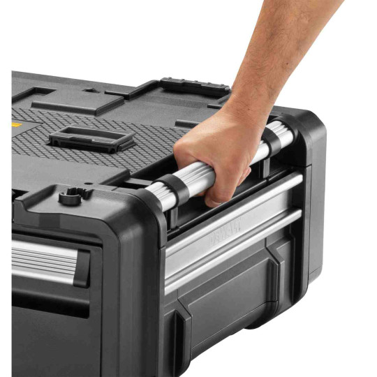 Купити Універсальний ящик TOUGHSYSTEM 2.0 DXL із шухлядою DeWALT DWST08510-1. Офіційний магазин Toolmaster Україна. Фірмовий інструмент та обладнання, офіційна гарантія