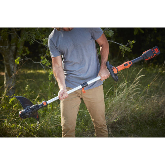 Купити Триммер аккумуляторный бесщеточный BLACK+DECKER BCSTE636L1. Официальный магазин Toolmaster Украина. Фирменный инструмент и оборудование, официальная гарантия
